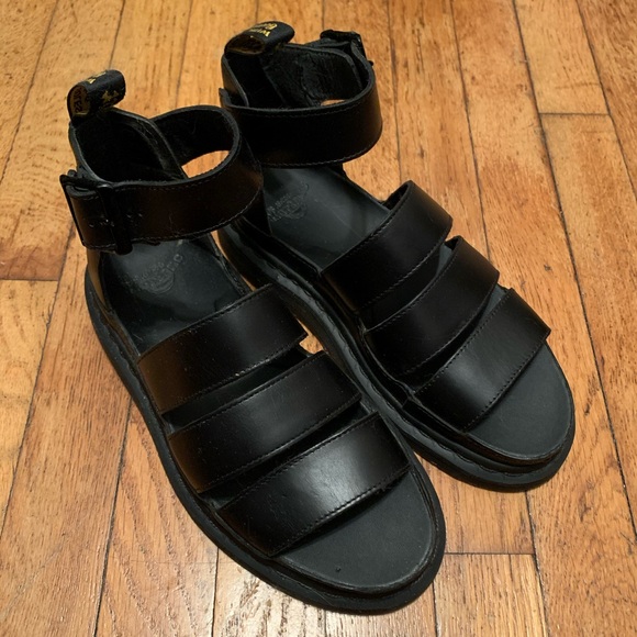 Dr. Martens Shoes - DR. MARTENS Clarissa II Sandals Black Brando